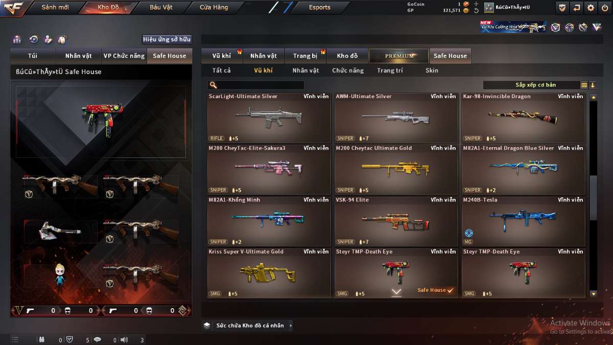 shop acc cf uy tin gia re